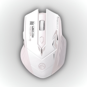 Mouse Inalámbrico Gamer Wireless Partner 2 — Blanco con Gris