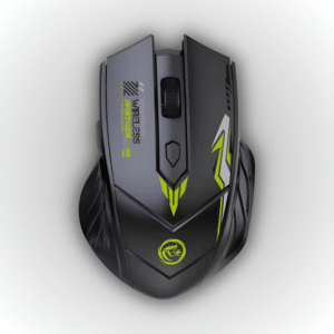 Mouse Inalámbrico Gamer Wireless Partner 2 — Negro con Verde