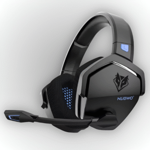NUBWO G06 Wireless Headset Edición Gamer — Negro con Azul