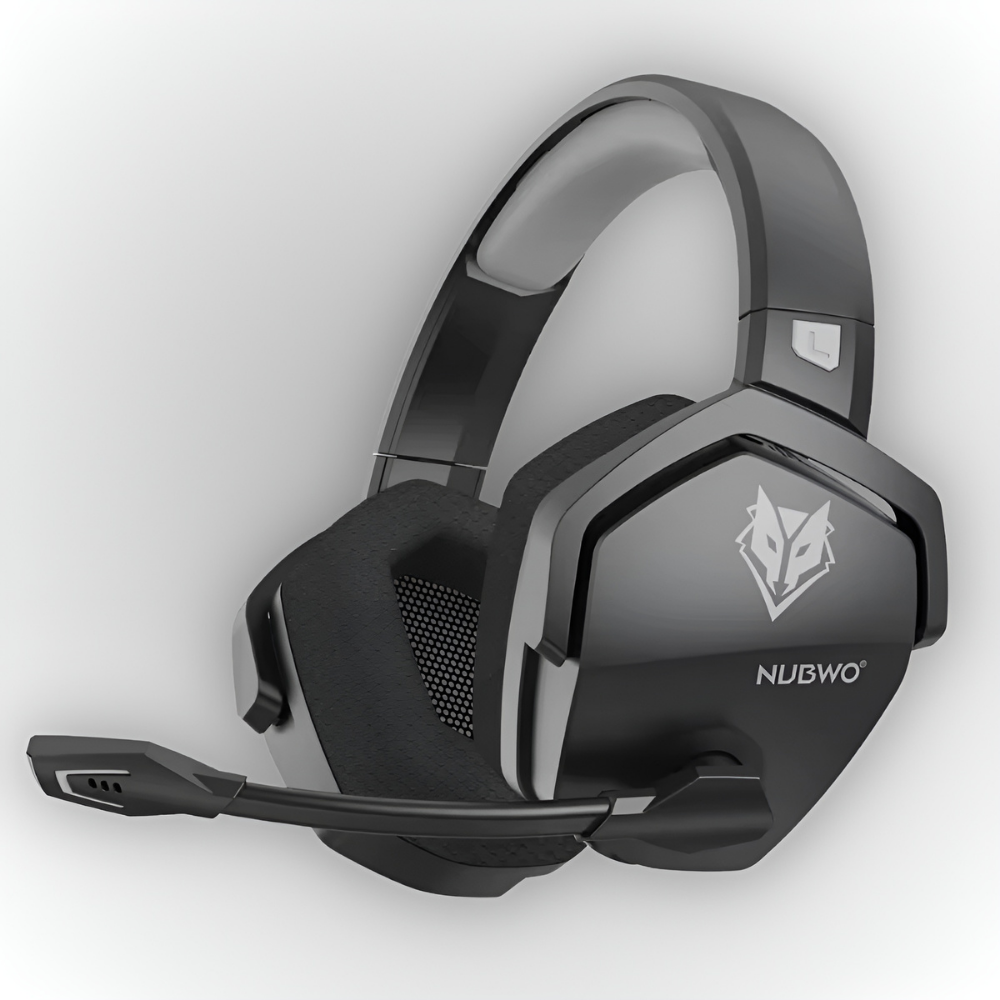 NUBWO G06 Wireless Headset Edición Gamer — Negro con Gris