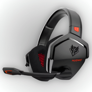 NUBWO G06 Wireless Headset Edición Gamer — Negro con Rojo