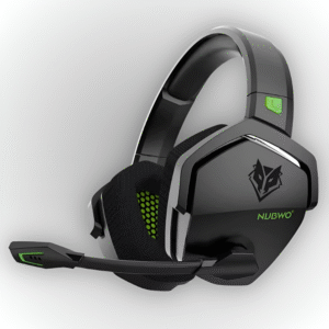 NUBWO G06 Wireless Headset Edición Gamer — Negro con Verde